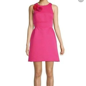 Kate Spade NWT fit and flare dress with low back. Gorgeous hot pink color 💕